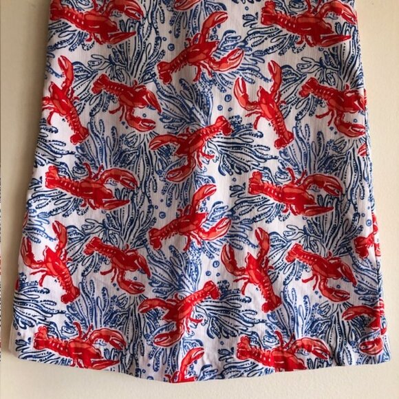 TOMMY BAHAMA Girl Lobster Print Sleeveless Dress 5 - Picture 11 of 15
